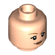 Lego hlava, tělová světlá (6223251)